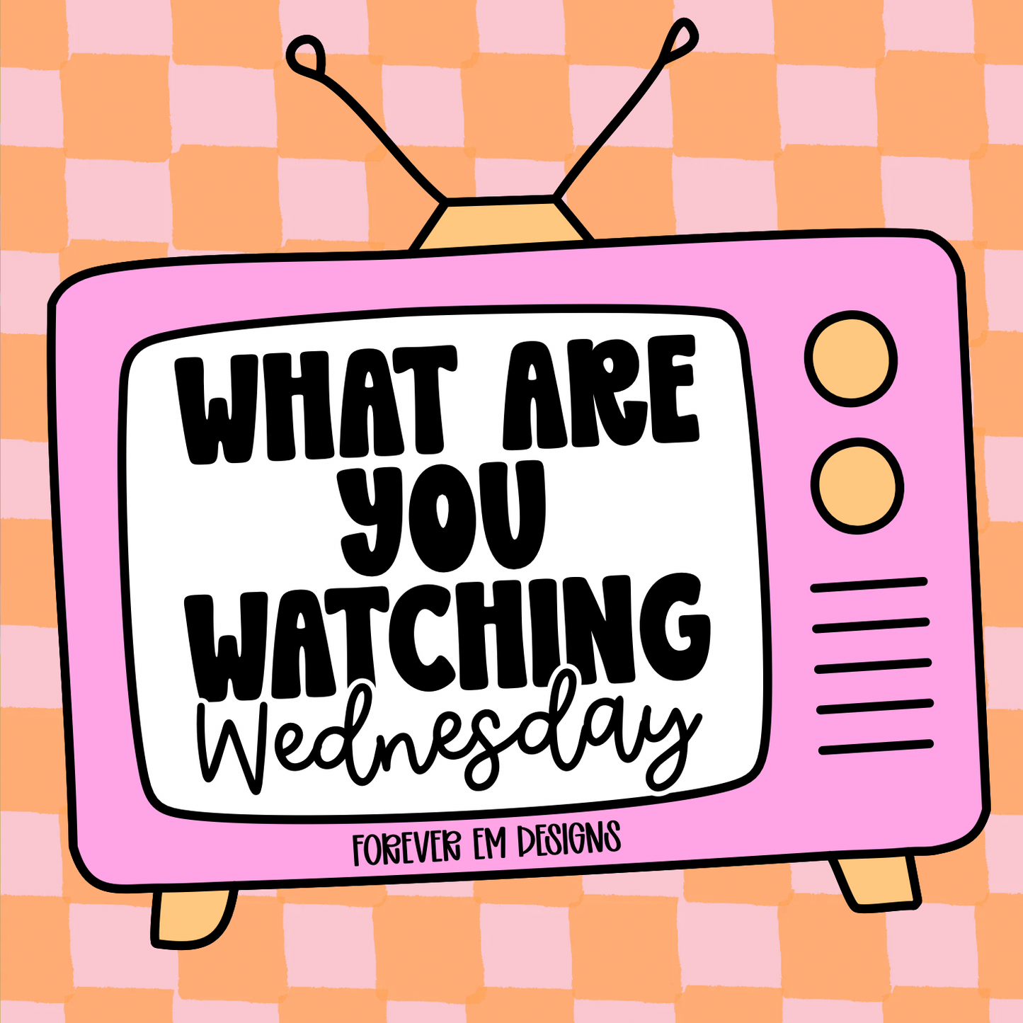 Individual Watching Wednesday Graphic