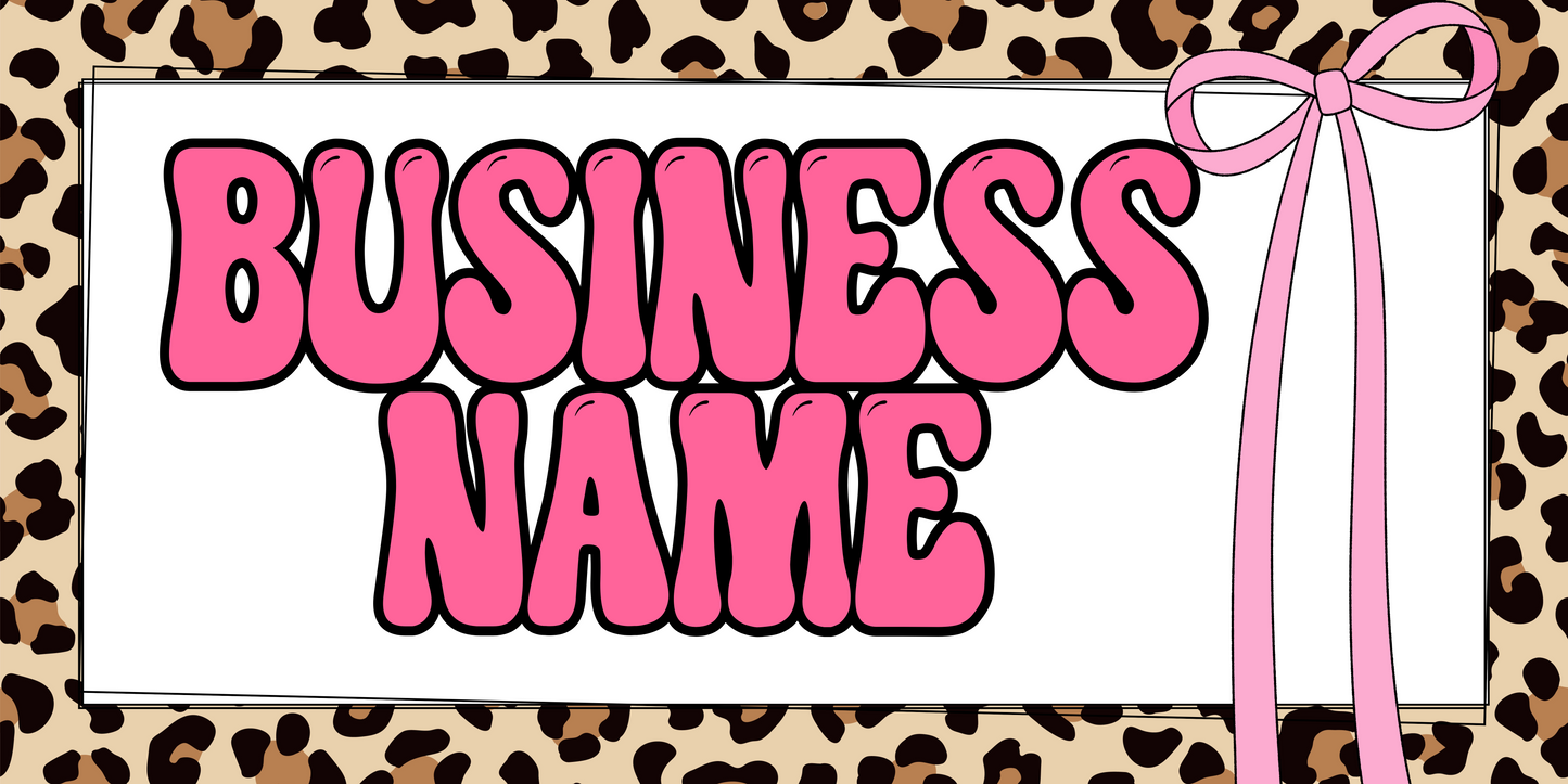 Leopard Bow Facebook Cover