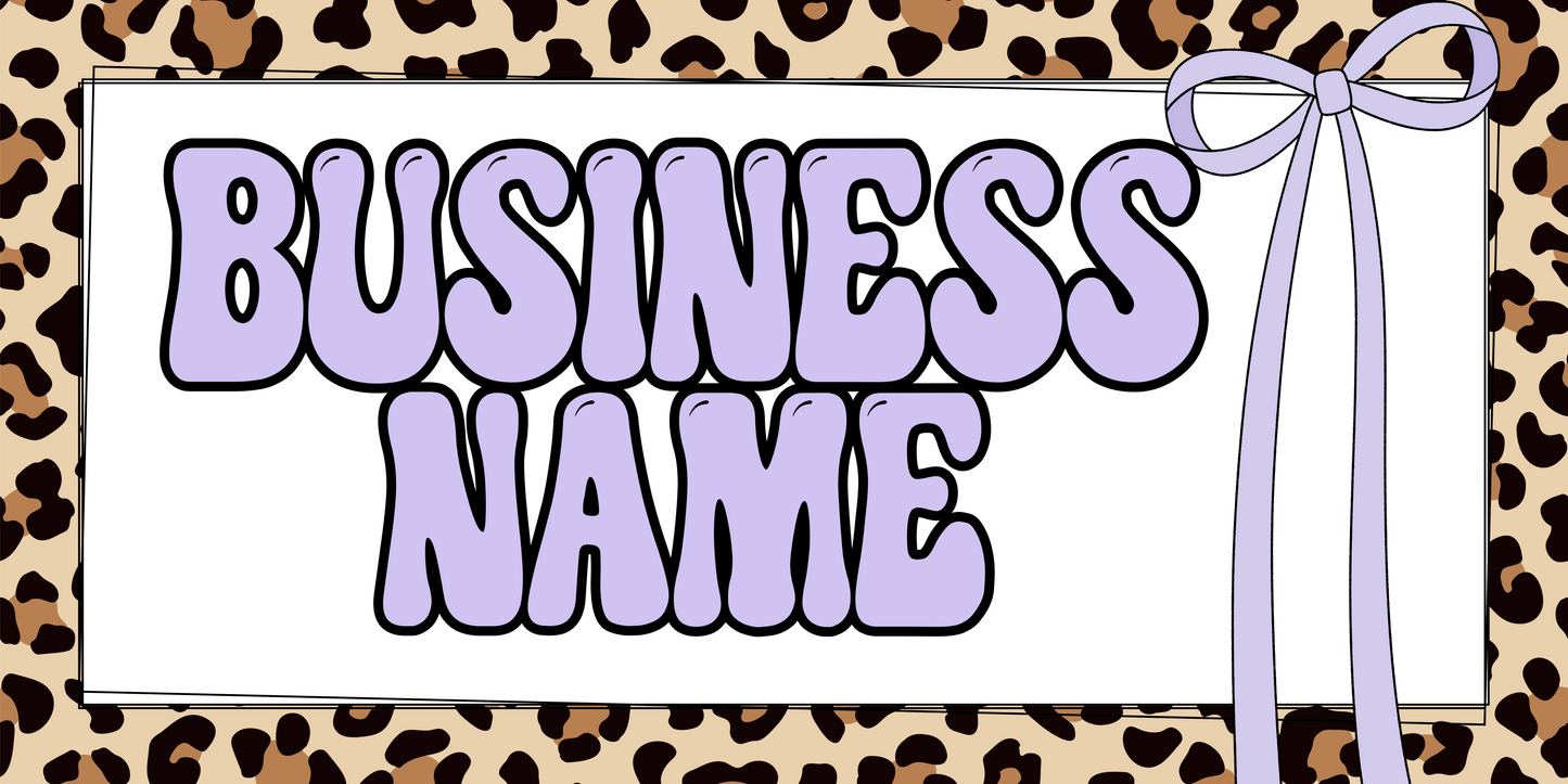 Leopard Bow Facebook Cover
