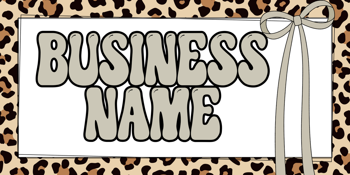 Leopard Bow Facebook Cover