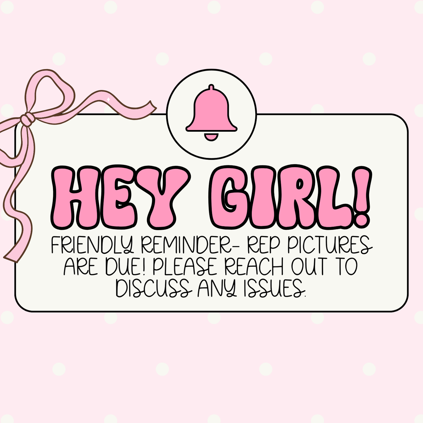Rep Reminder Graphic