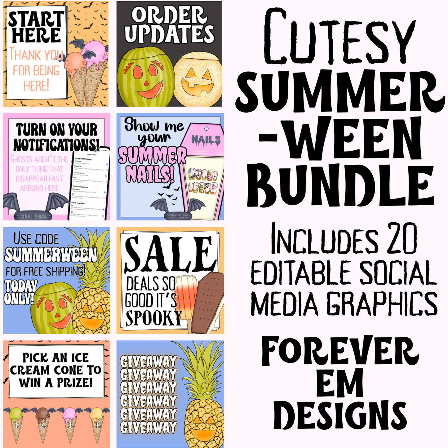 Cutesy Summer-Ween Bundle Bundle