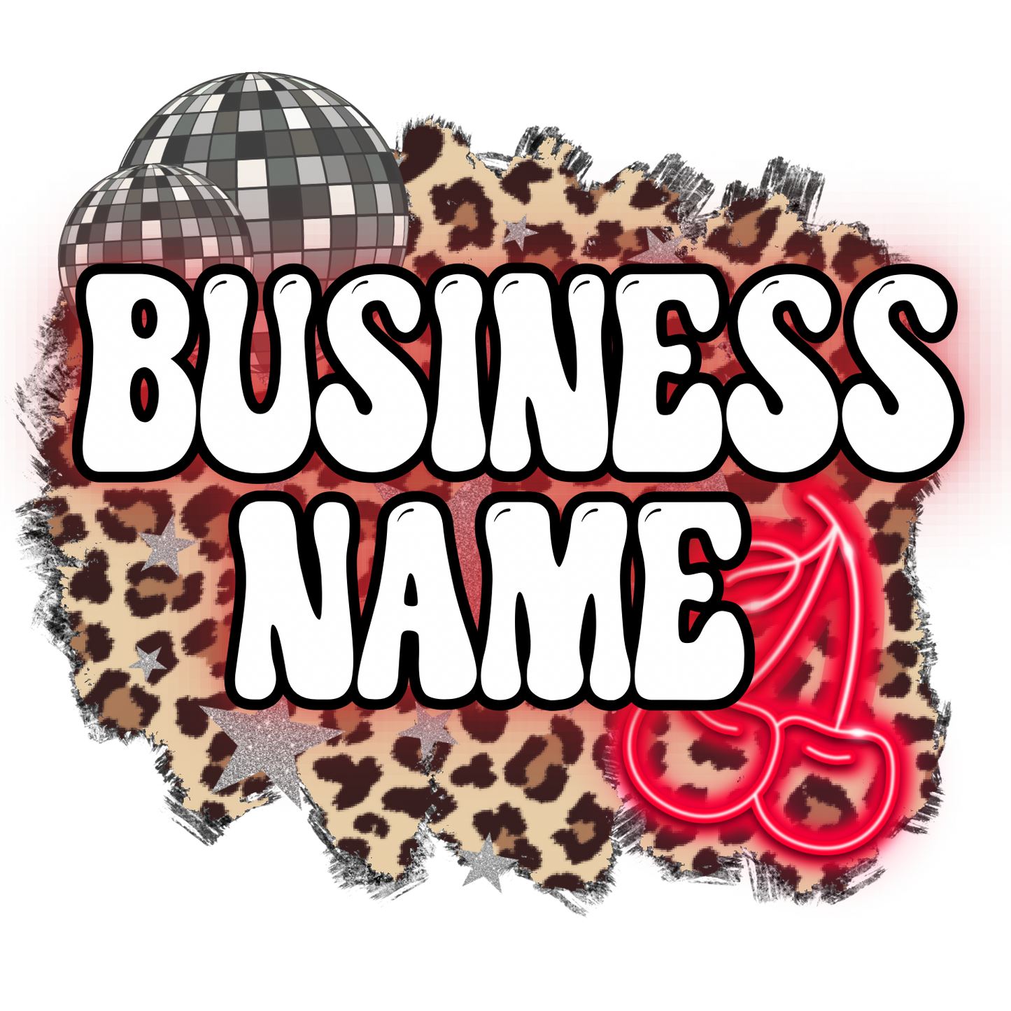 Leopard/Disco Premade Logo