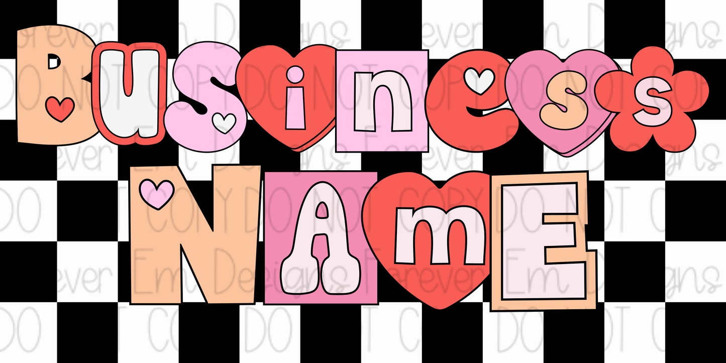 Semi Custom Valentine’s Day Facebook Cover