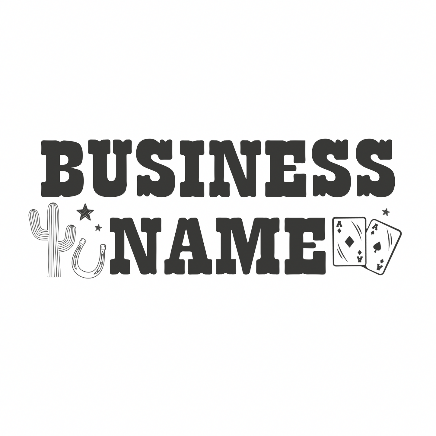 Western Dainty Premade Logo