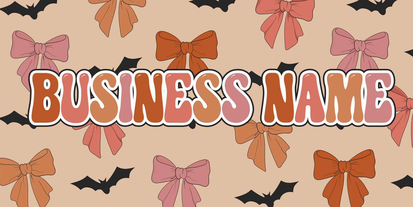 Halloween Bow Facebook Cover