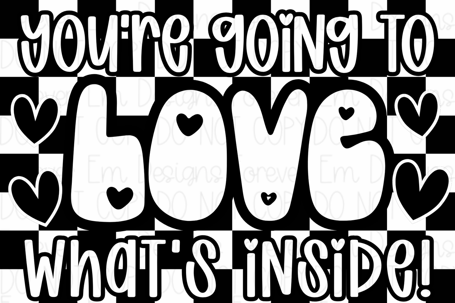 Valentine’s Day thermal label design