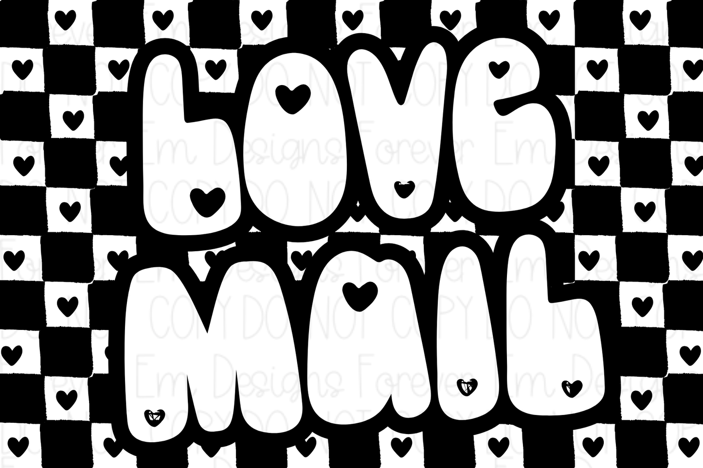Valentine’s Day thermal label design