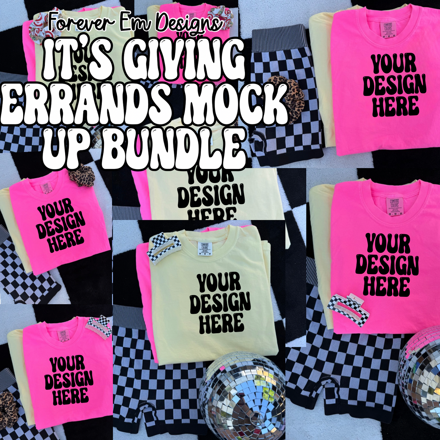It’s giving Errands Mock Up Bundle