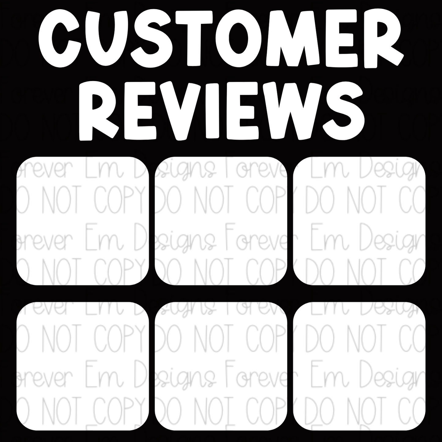 Editable Review template