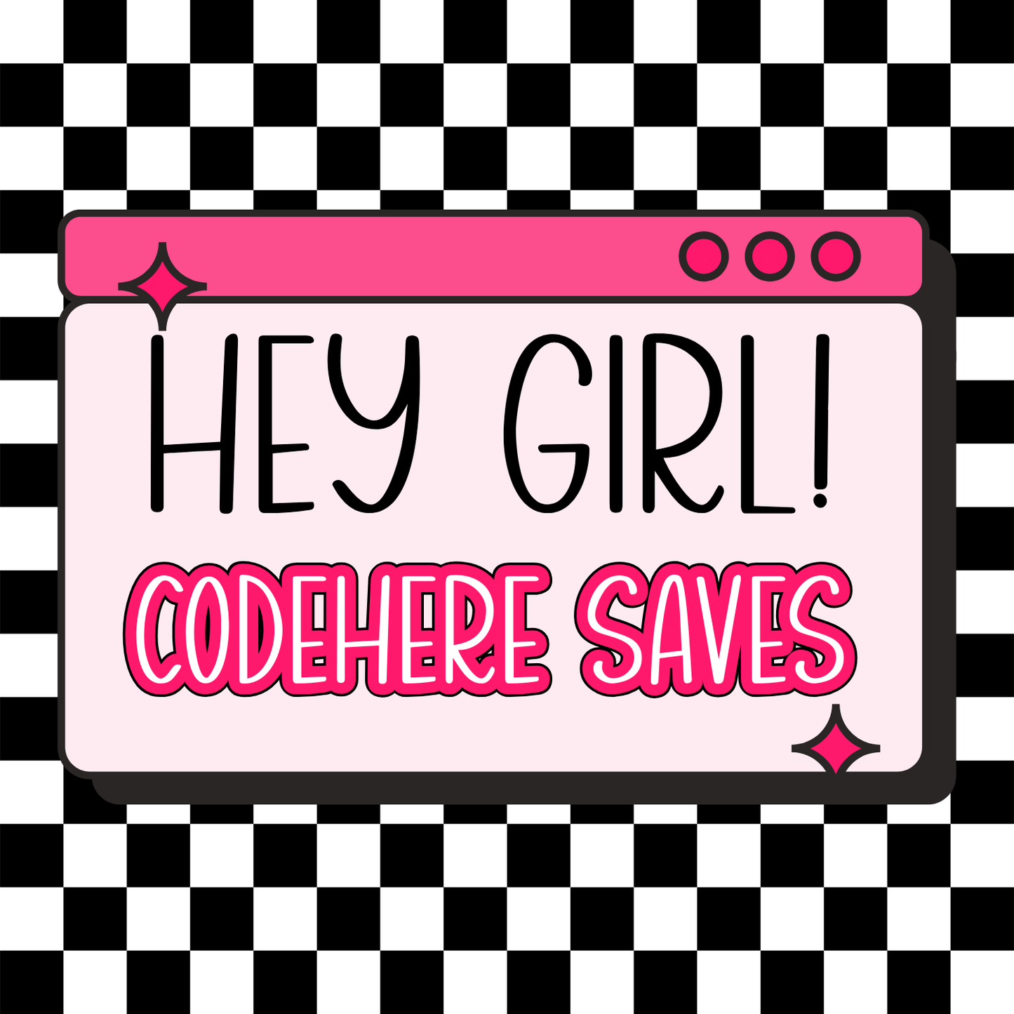 Hey Girl Rep Code graphic