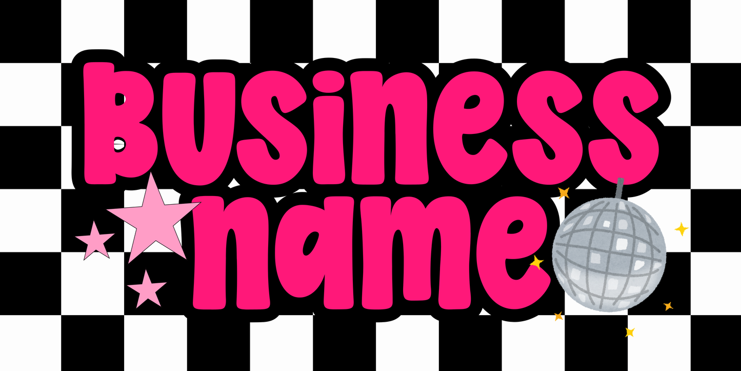 Pink Checkered Facebook Cover