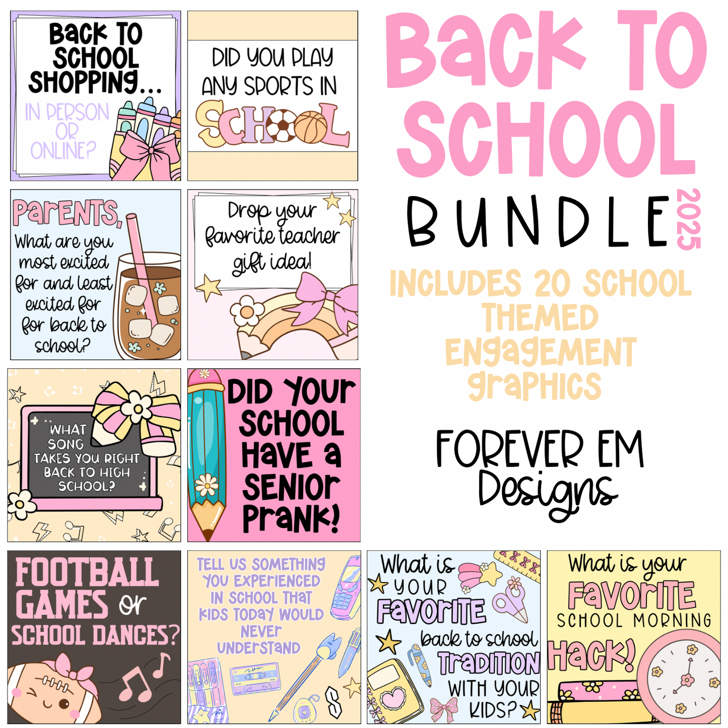 2025 Back to School Engagement Bundle