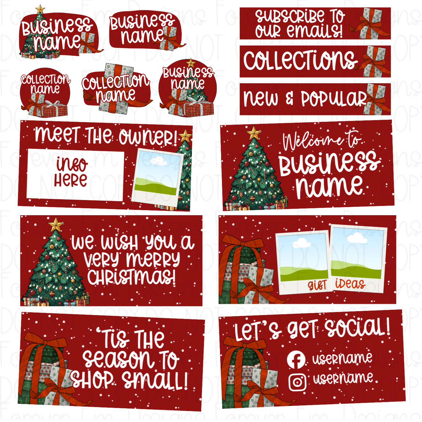 Classic Christmas Website Bundle