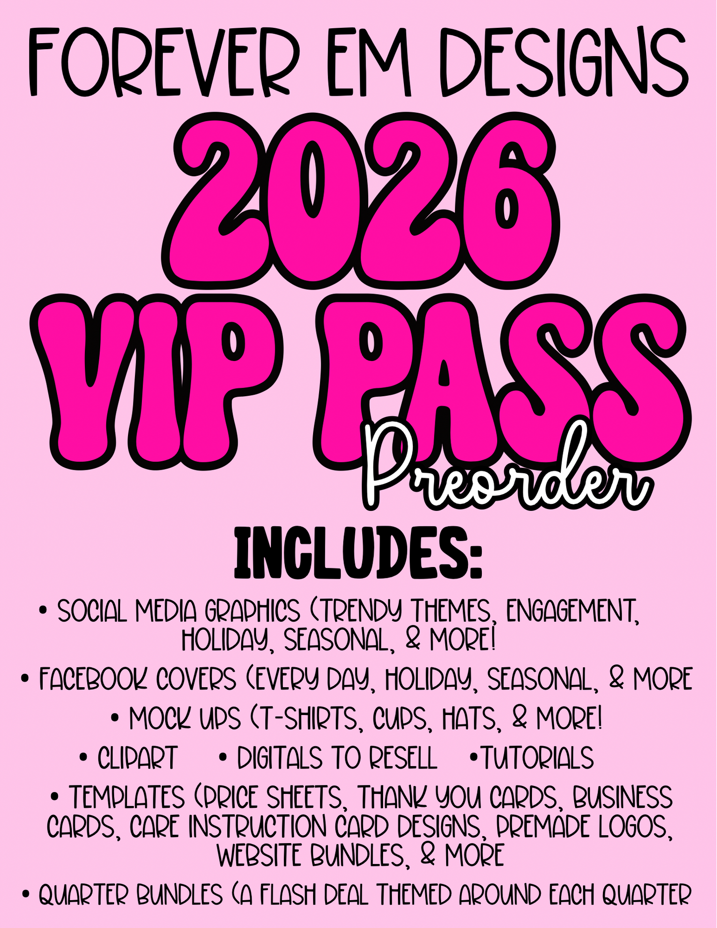 2026 VIP Pass- PREORDER