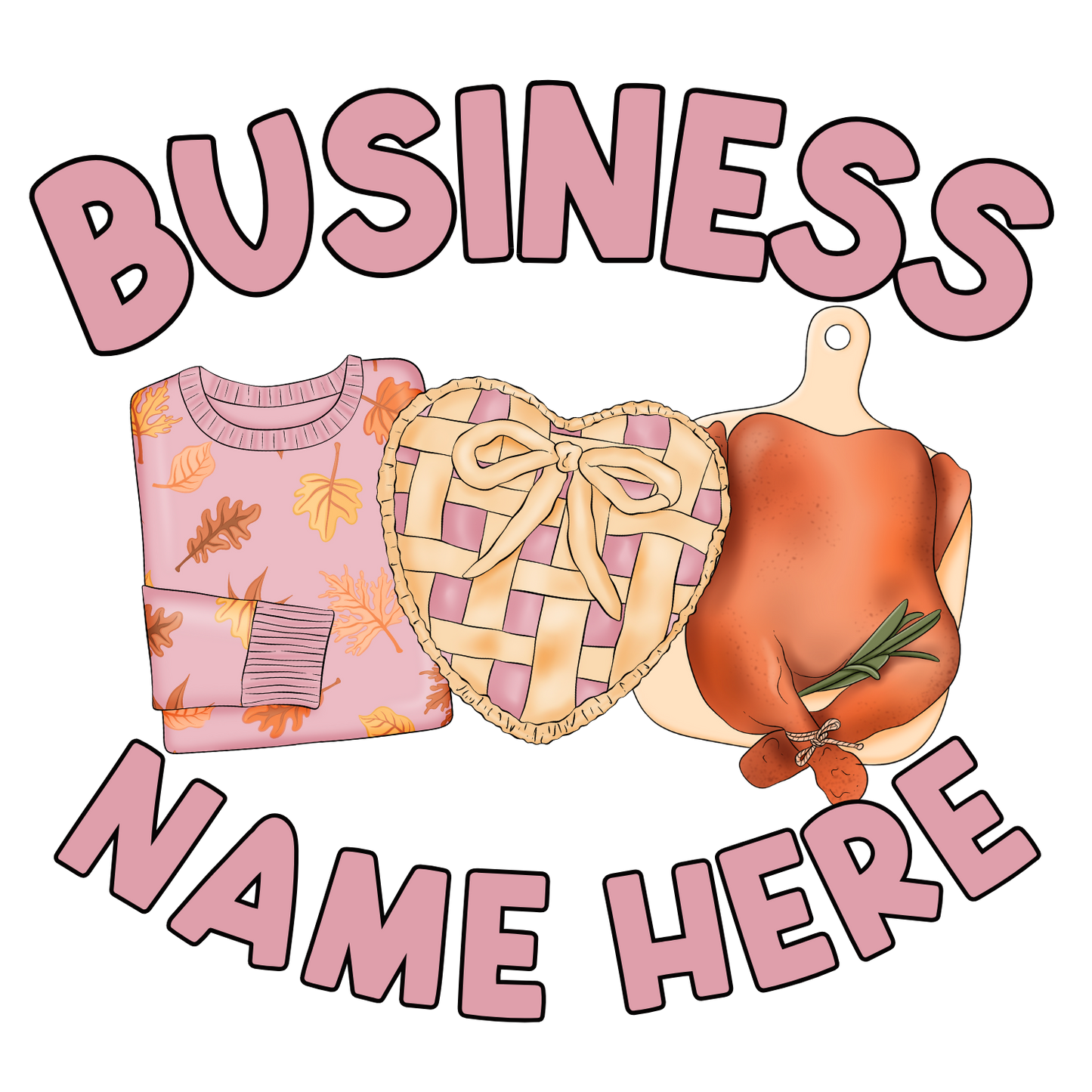 Thanksgiving Premade Logo