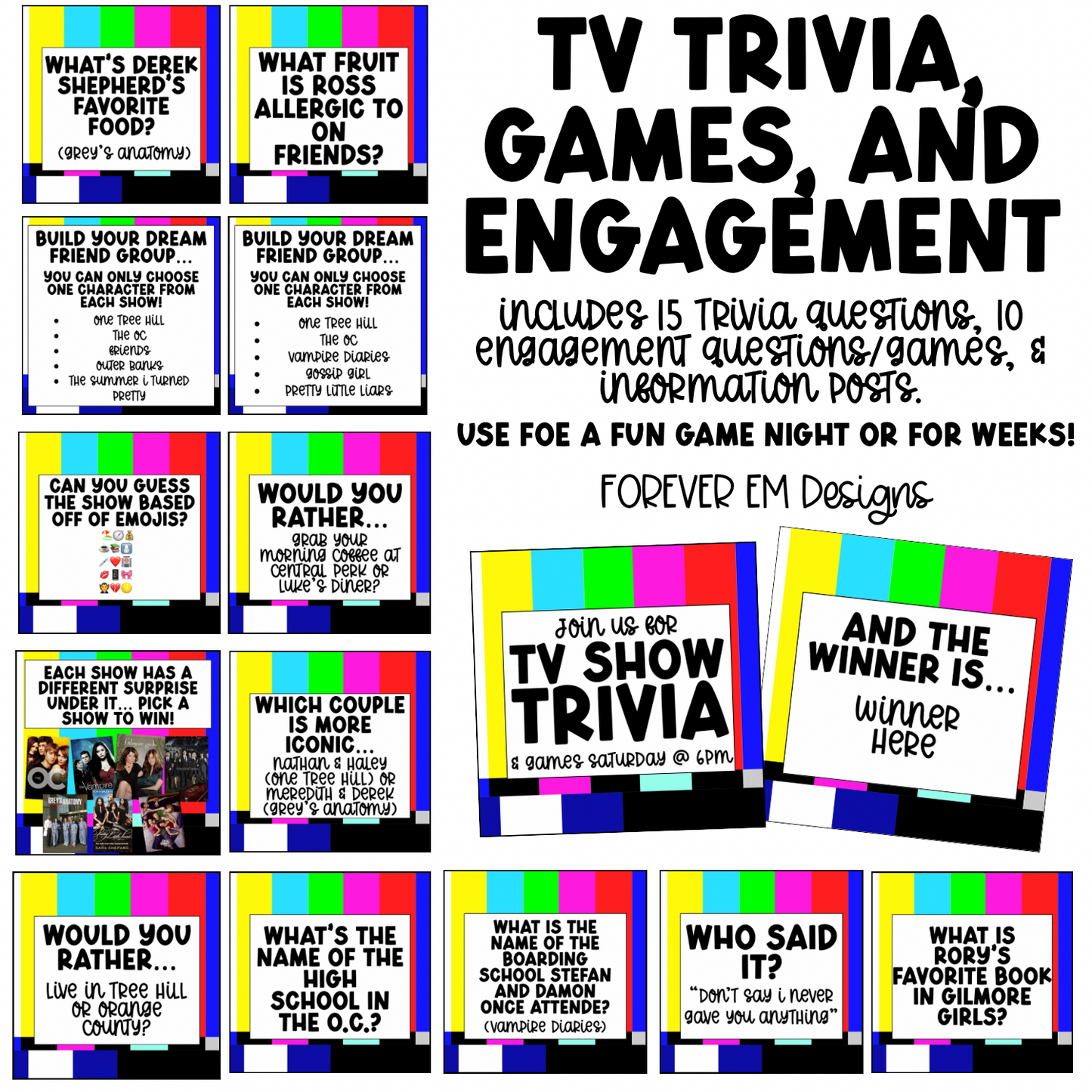 TV Trivia Night & Engagement