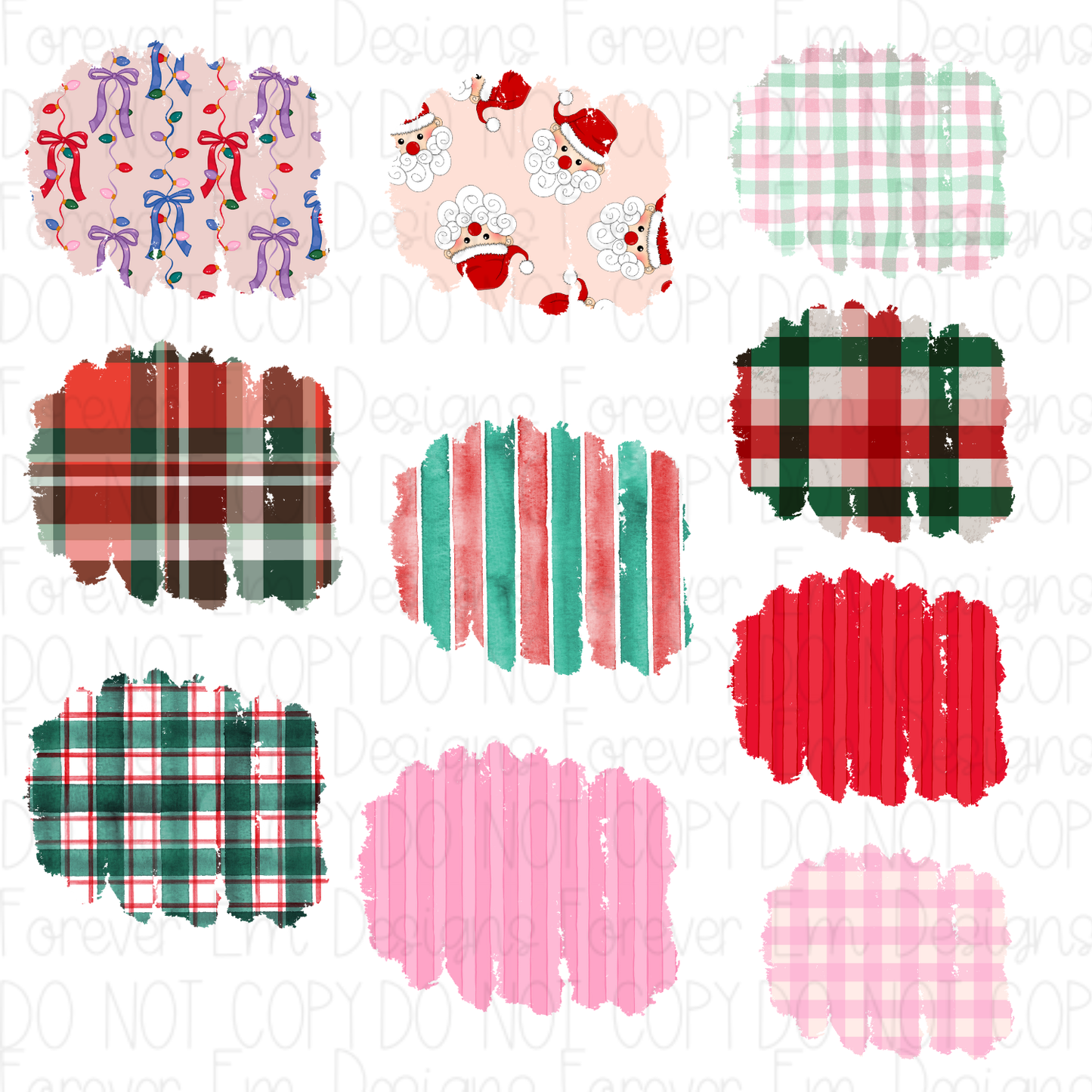 Christmas Background clipart bundle