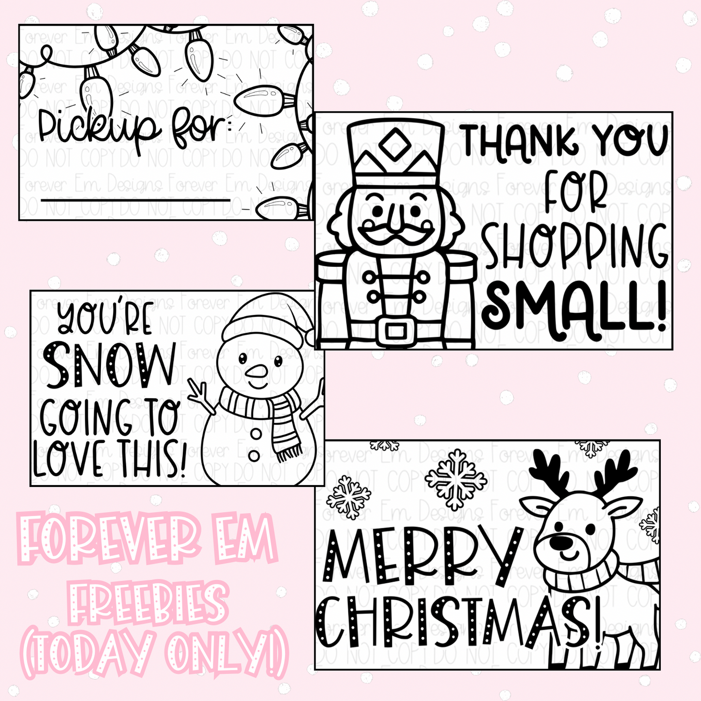 Christmas Thermal Label Bundle