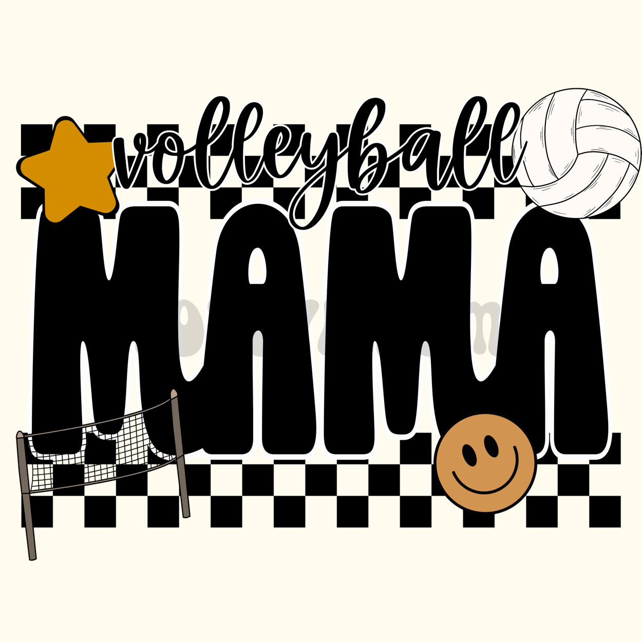 Volleyball Mama png