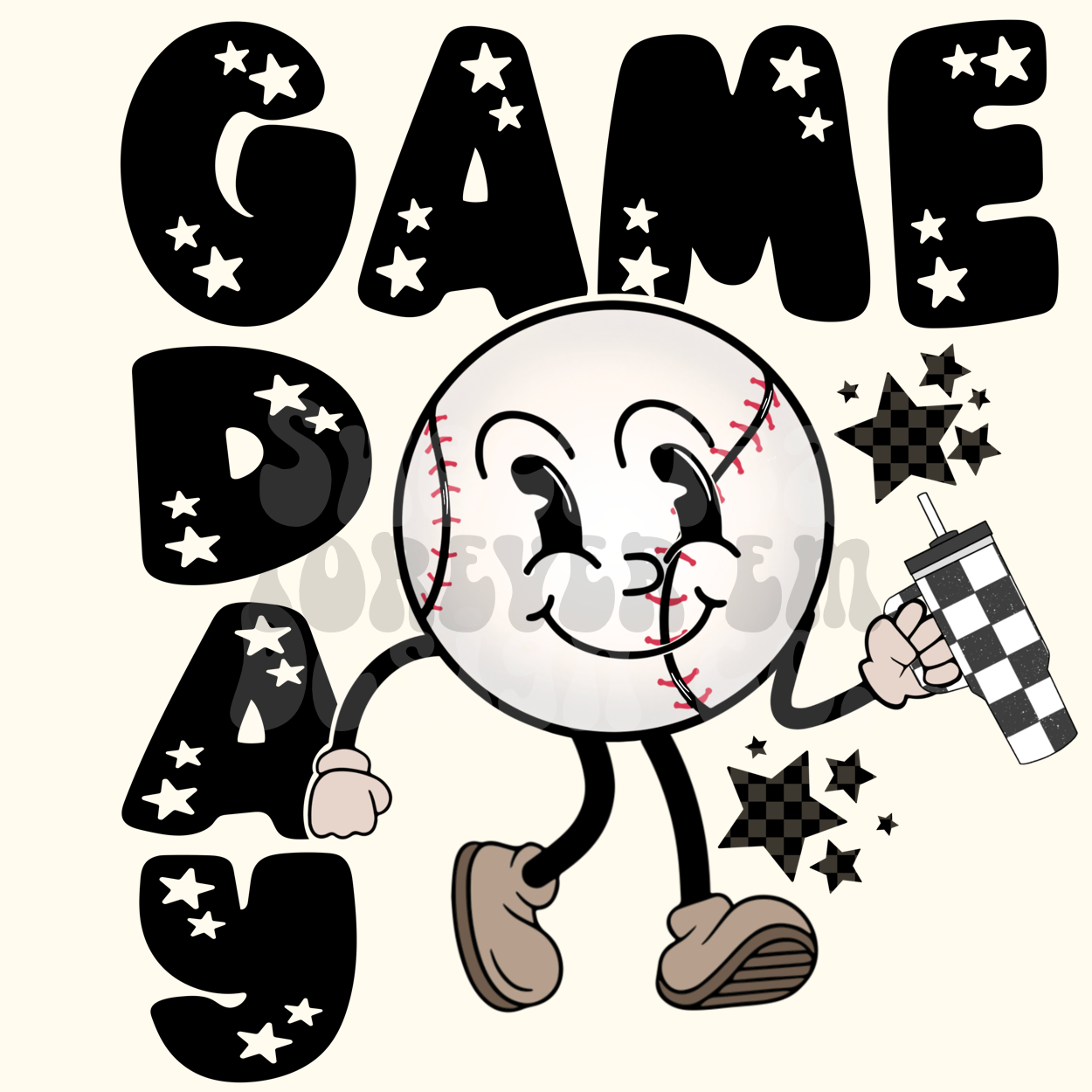 GAMEDAY cartoon png baseball