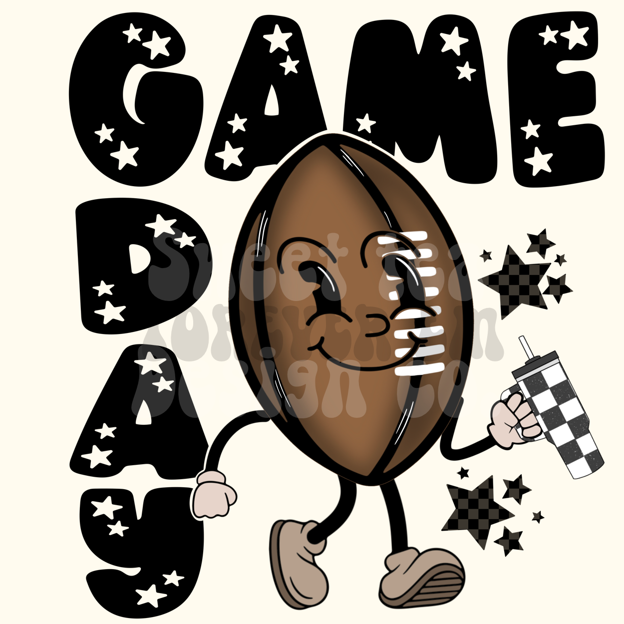 GAMEDAY cartoon png football