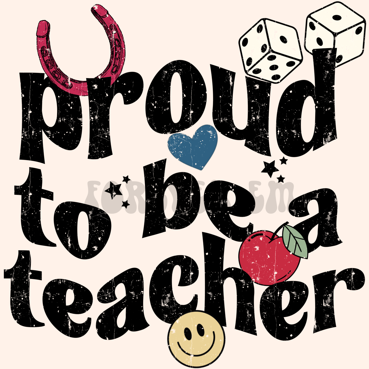 Proud to be a teacher png