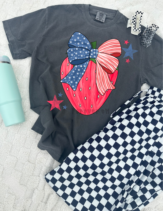 Patriotic strawberry png