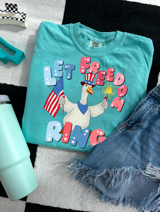 Let freedom ring goose png