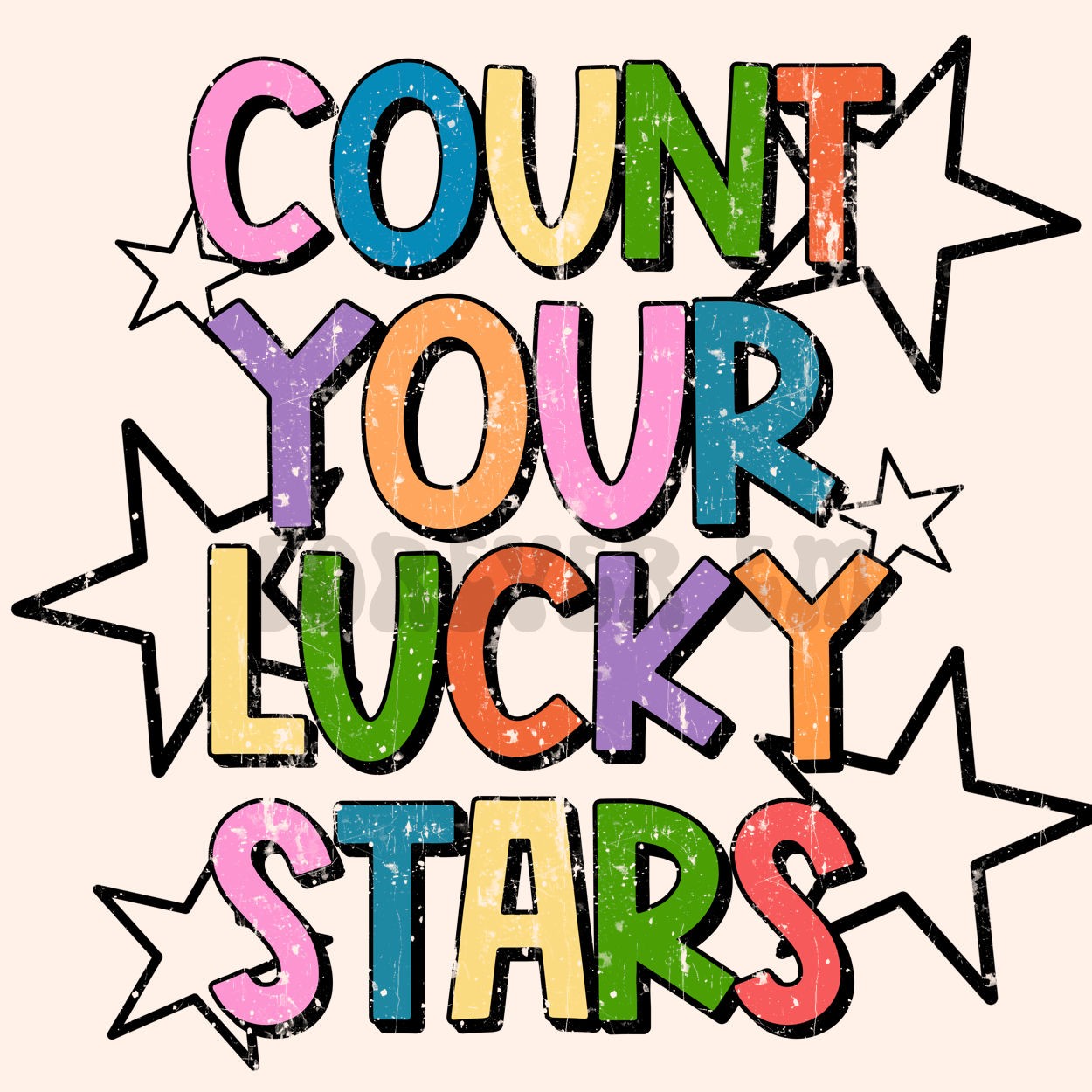 Count your lucky stars png
