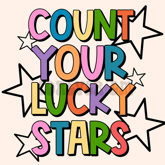 Count your lucky stars png