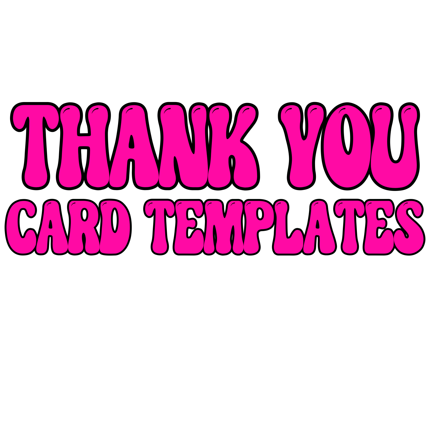 Thank You Card Designs – Forever Em Designs