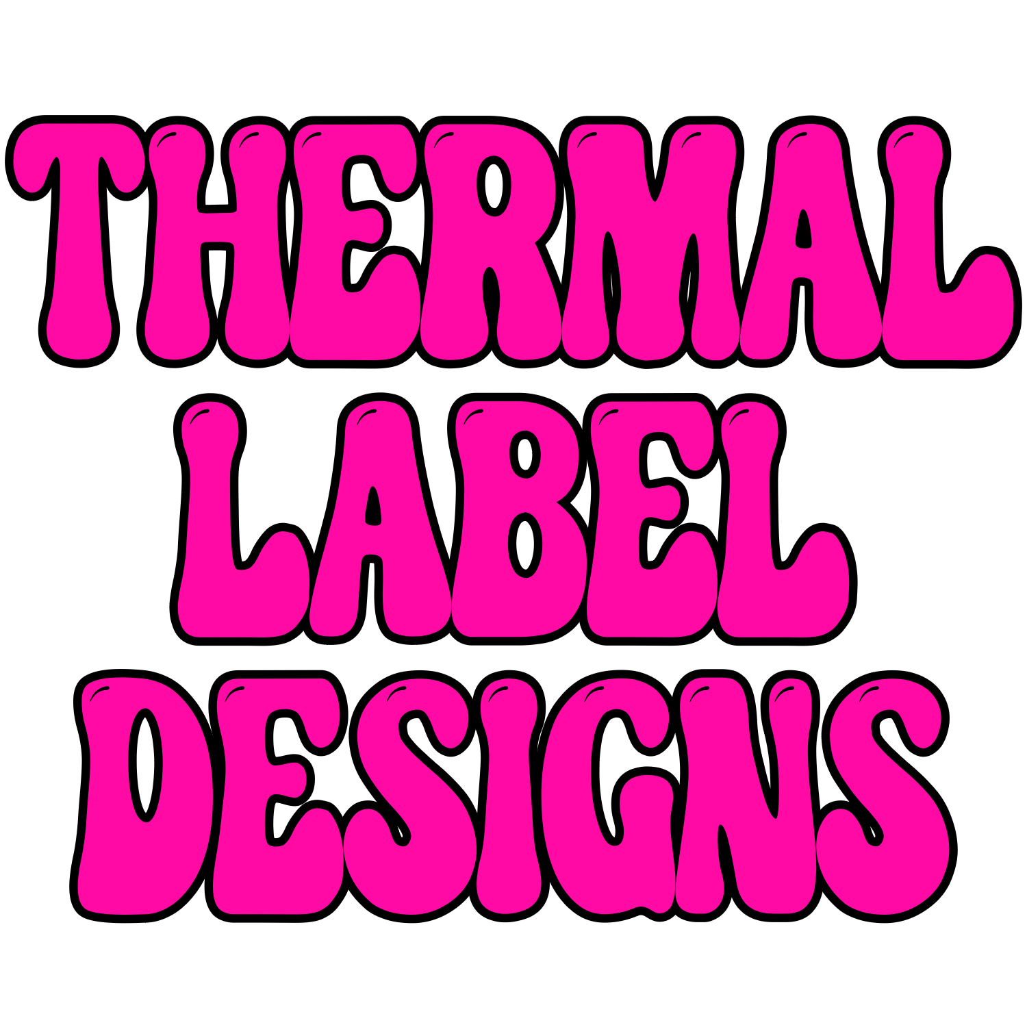 Thermal Label Sticker Designs