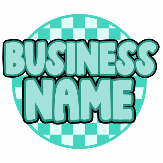 Mint checkered logo