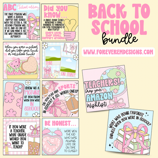 Back to School Social Media Bundle