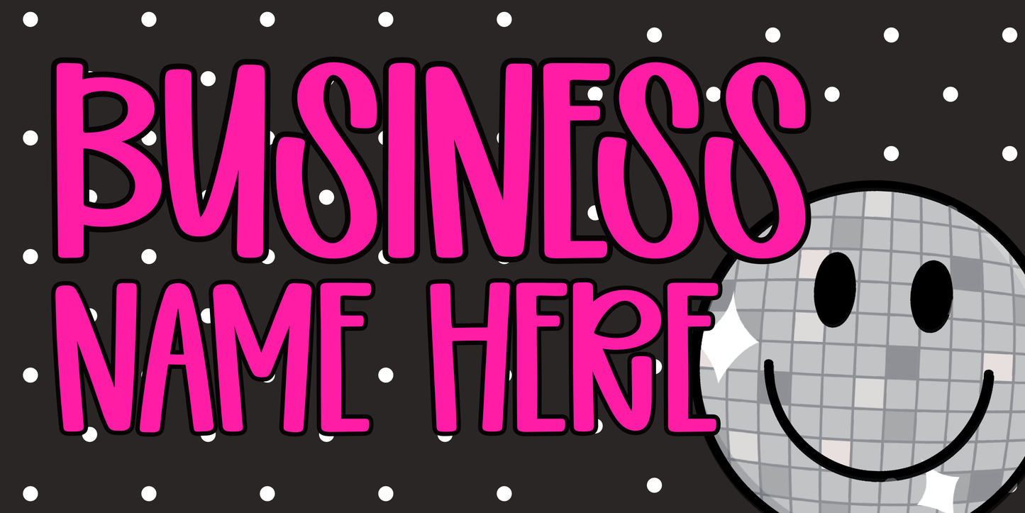 Polka Dot/Disco Facebook Cover Template