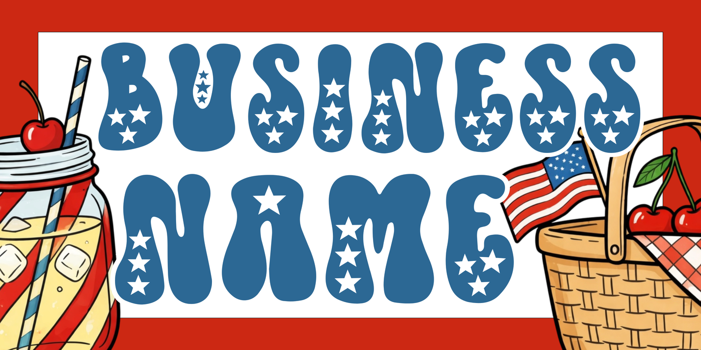 A Small Town 4th Facebook Cover Template