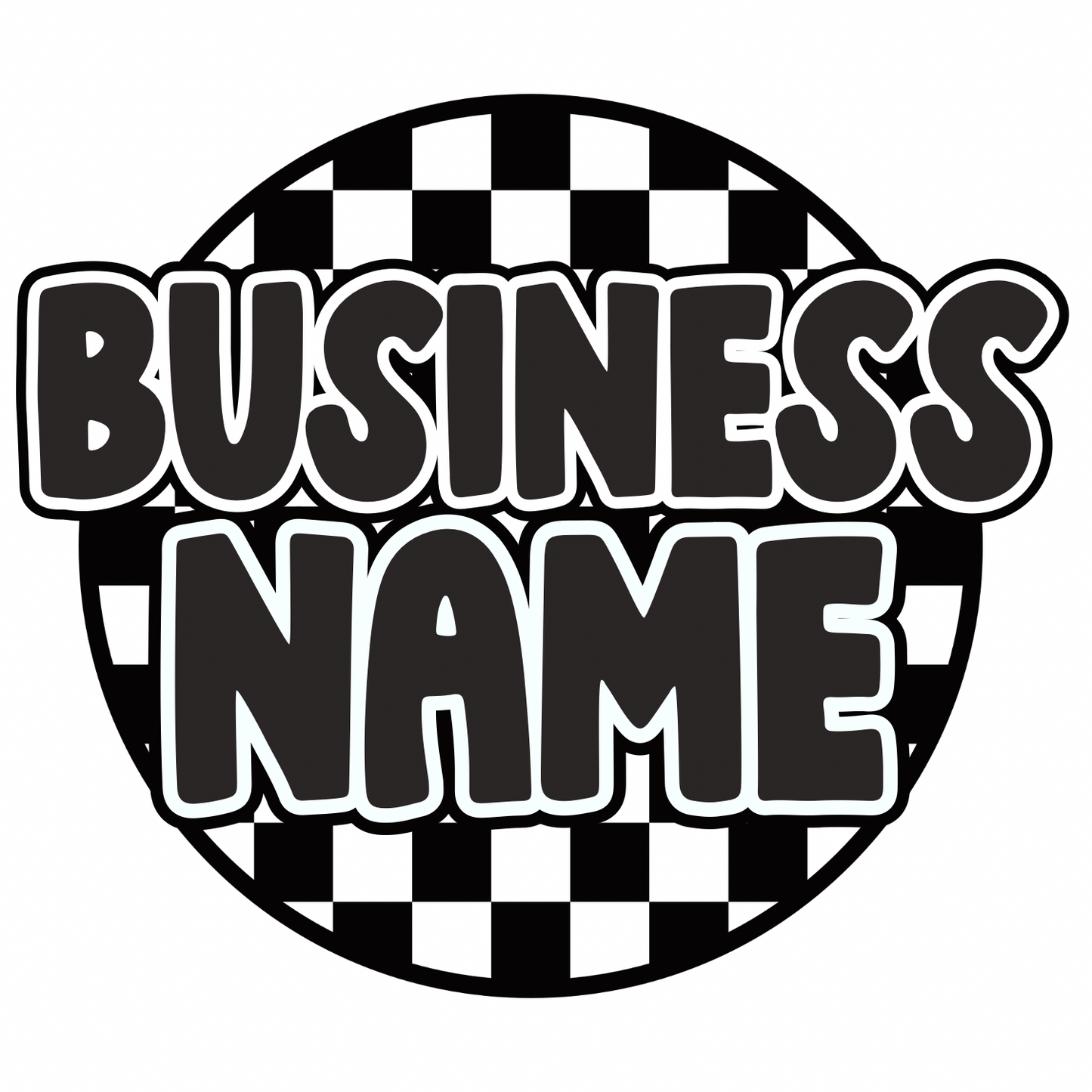 B&W checkered logo