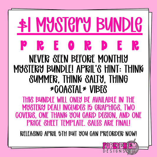 $1 Mystery Bundle - April PREORDER