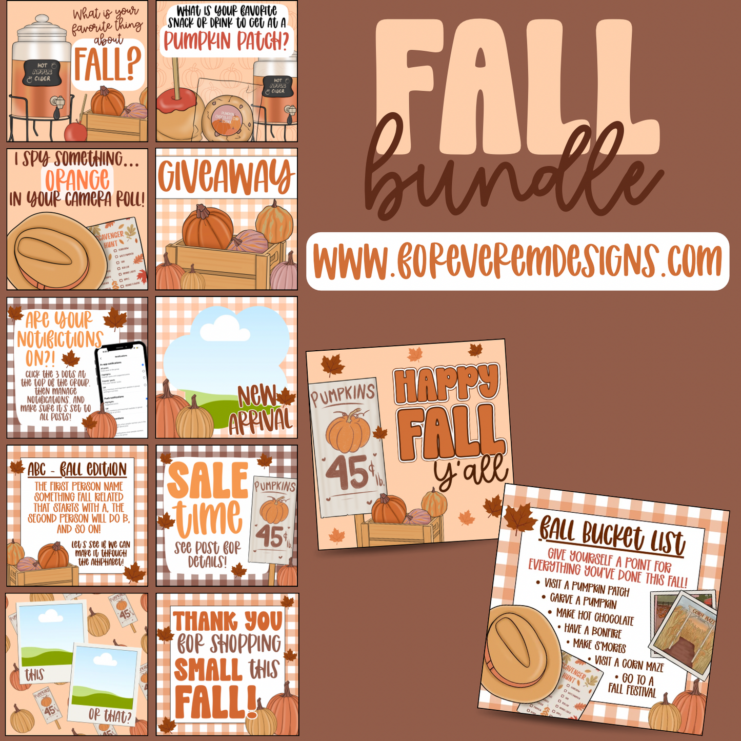 Fall Social Media Bundle