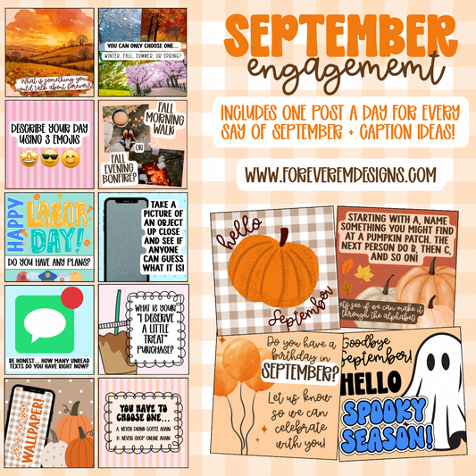 Monthly Engagement Bundle- September