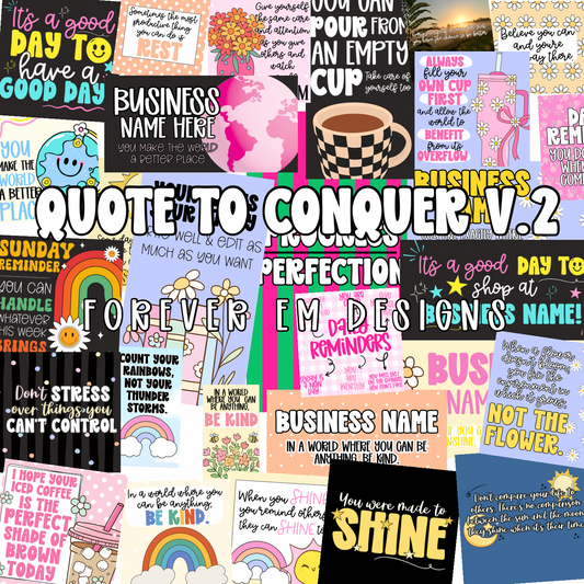Quote to Conquer Limited Bundle V.2