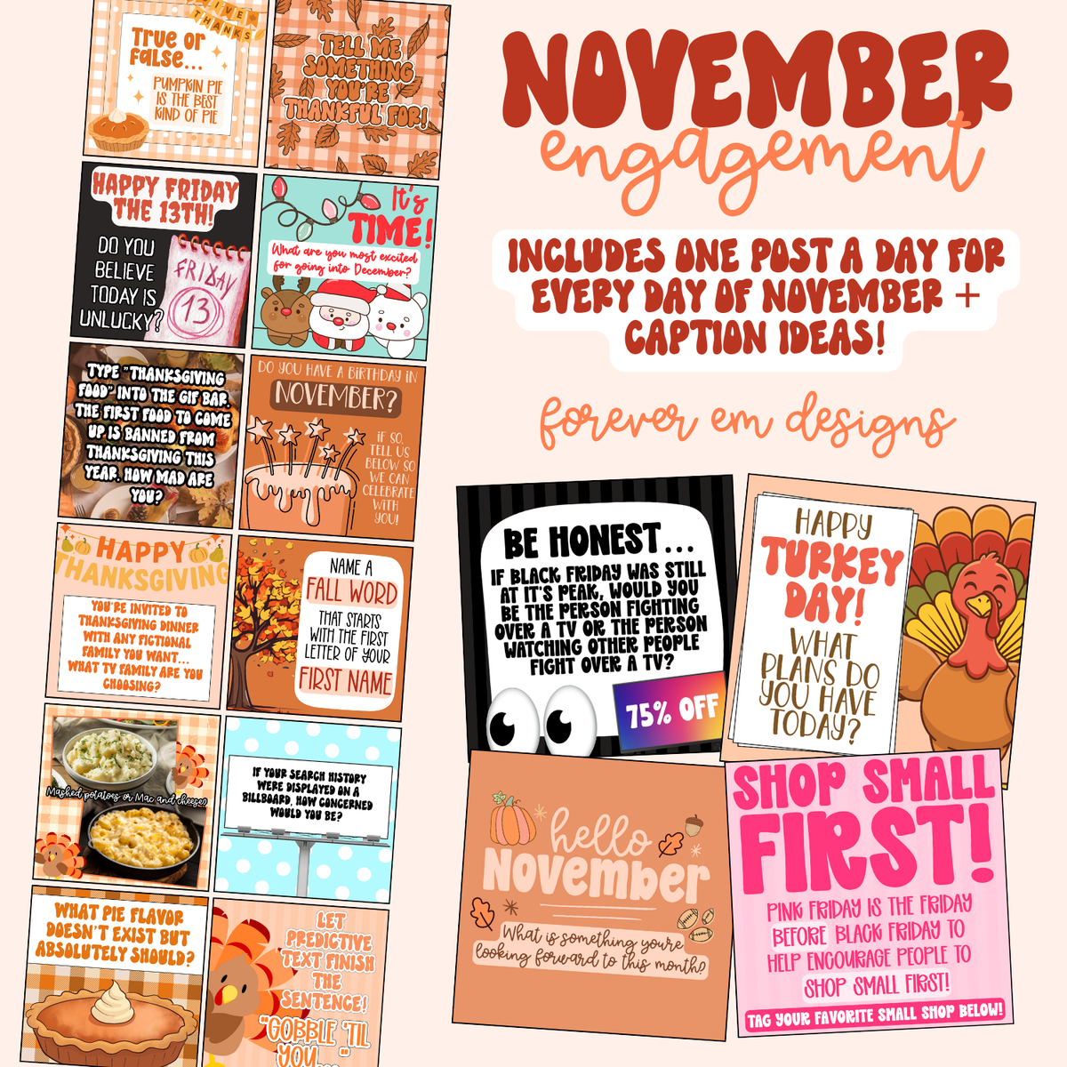 Monthly Engagement Bundle- November