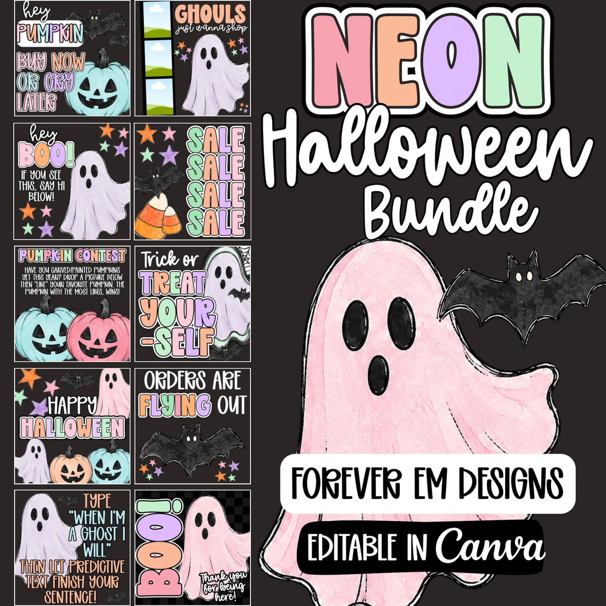 Neon Halloween Bundle