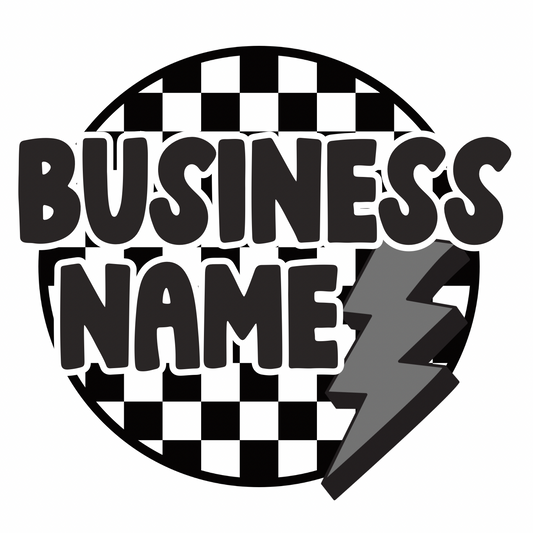 B&W/Bolt checkered logo