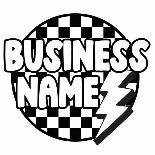 W/Bolt checkered logo