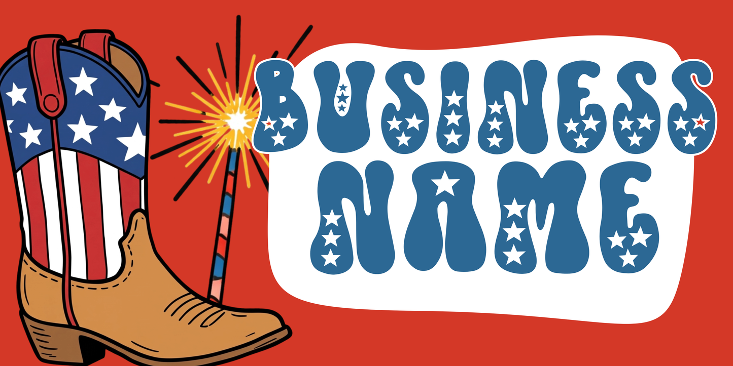 A Small Town 4th Facebook Cover Template