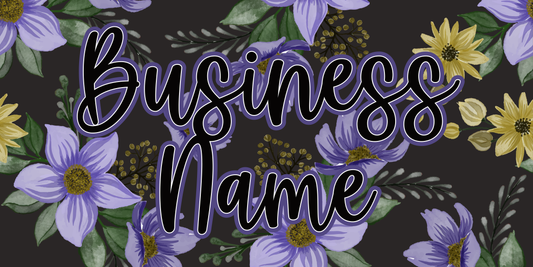 Purple Floral Facebook Cover