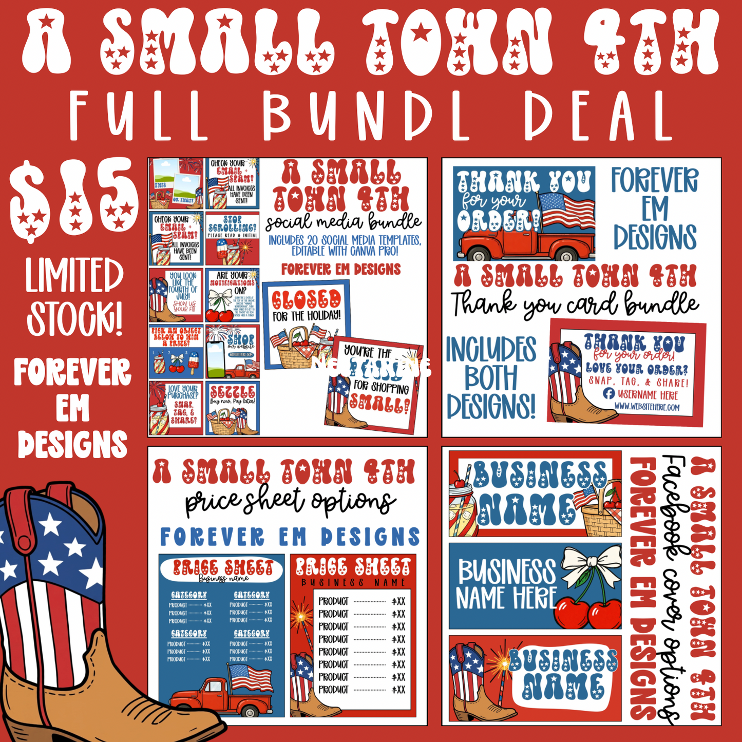 A Small Town 4th - FULL BUNDLE DEAL