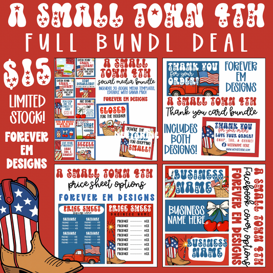 A Small Town 4th - FULL BUNDLE DEAL